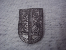 German tinnie rally badge, Duitse tinnie Wettkampftage der SA gruppe  Westmark Trier 1939.