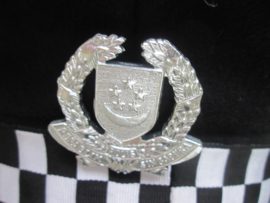 Singapore officers police cap. Politiepet engels model Singapore politie, officiers model.