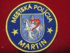 Sleeve badge MESTSKA POLICIA MARTIN.