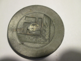 German female badge. Duitse broche zonder pin van de arbeidsdienst, vrouwen.