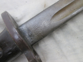 British bayonet Model 1907, nicely marked. Engelse bajonet Lee Enfield geweer uitgifte 6- 1913. licht gebruikte staat.