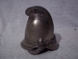 Engelse brandweerhelm Merry - Weather fire helmet als inktpotje met porseleinen binnenpotje.