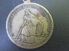 German remembrance colonial medal Duitse koloniale medaille Zur erinnerung an der Kriegsjahre in Deutsch-Sud-West-Afrika. de zilveren uitvoering TOP zeldzaam stuk.