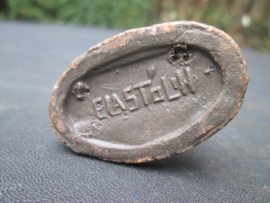 ELASTOLIN German officer WW1. 10 cm. Duitse officier WO1 met pet.