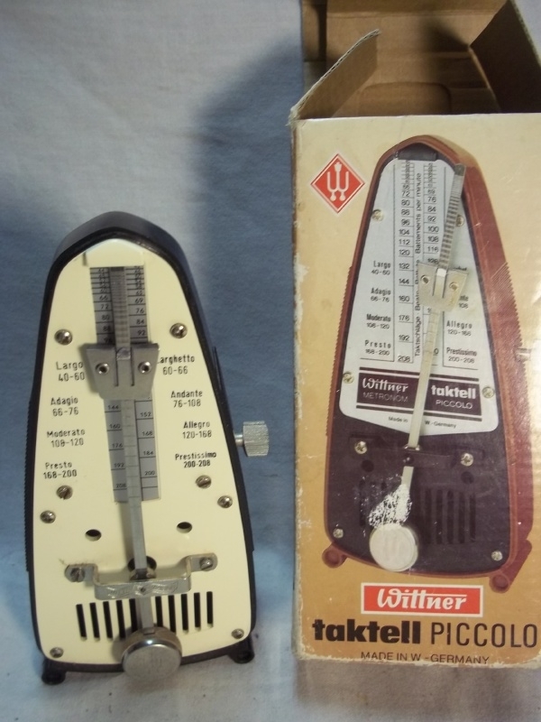 Musicmetronome in original box, Metronoom, in originele doos jaren 80