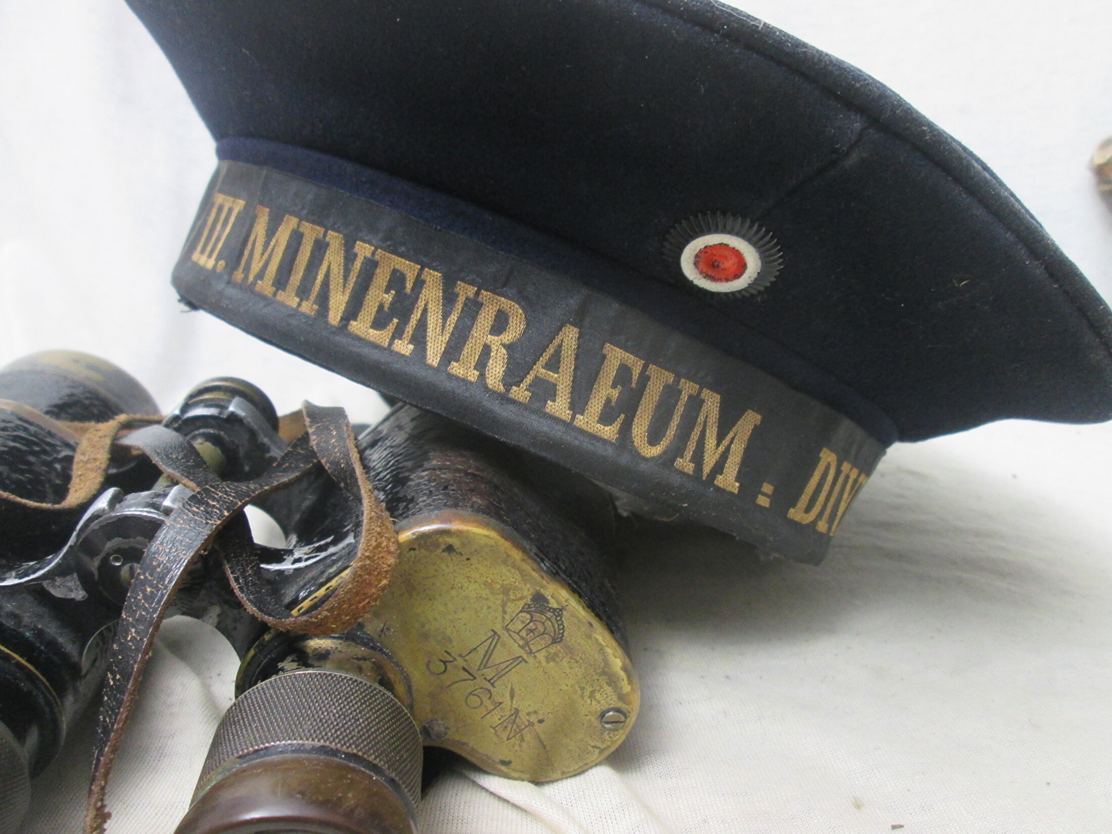Marine kijker met muts WO1 Marine kijker met muts WO1