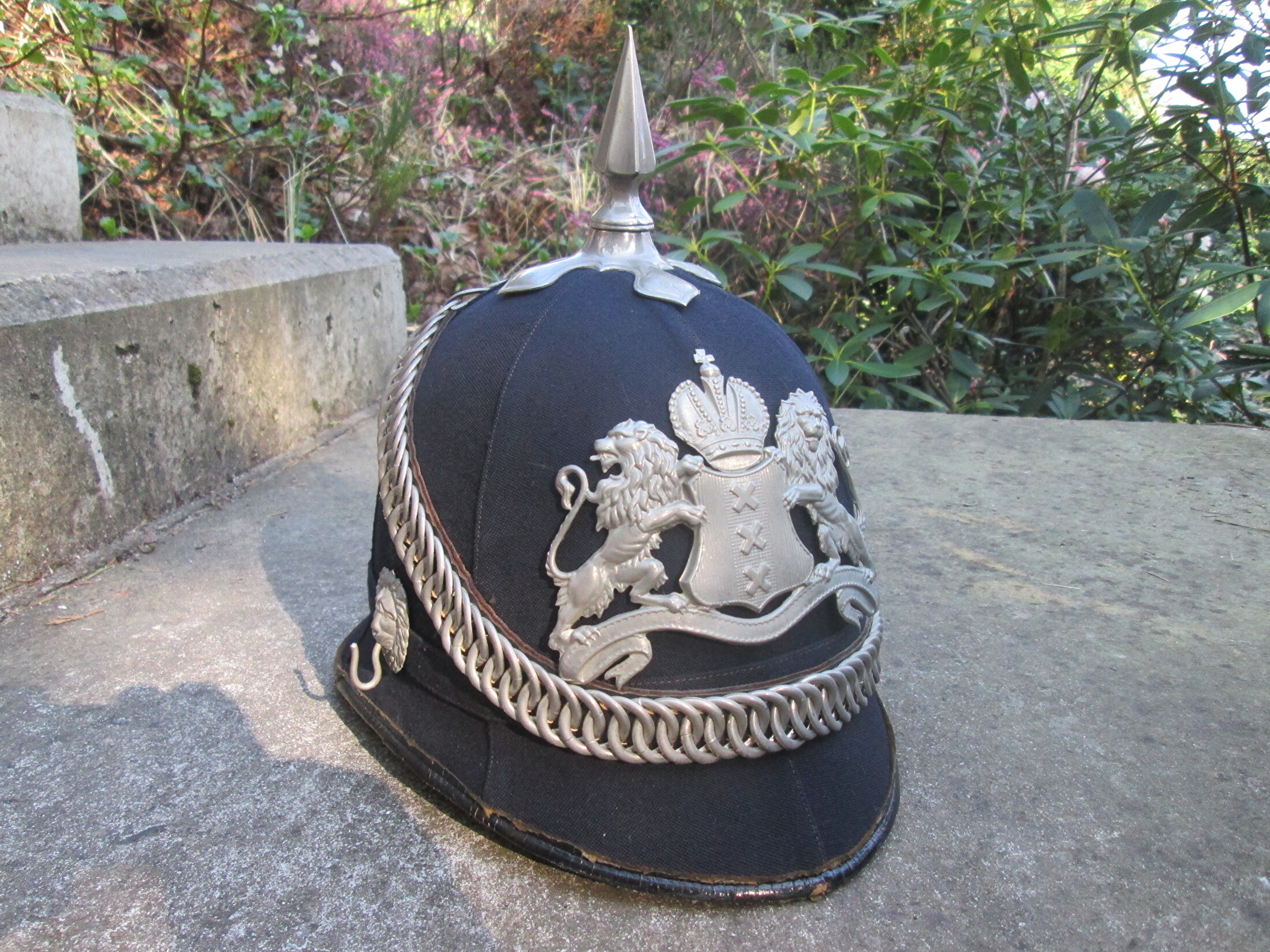 Amsterdam politie helm Amsterdam politie helm
