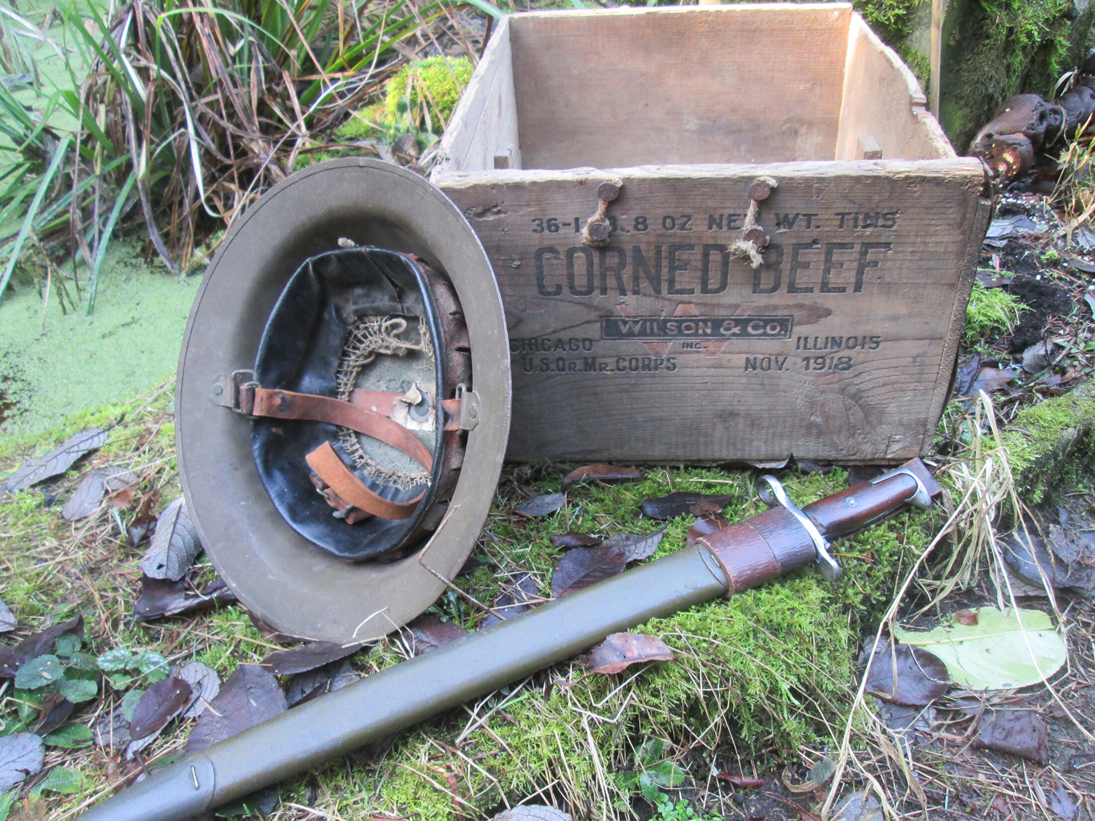 US rantsoen kist 1918