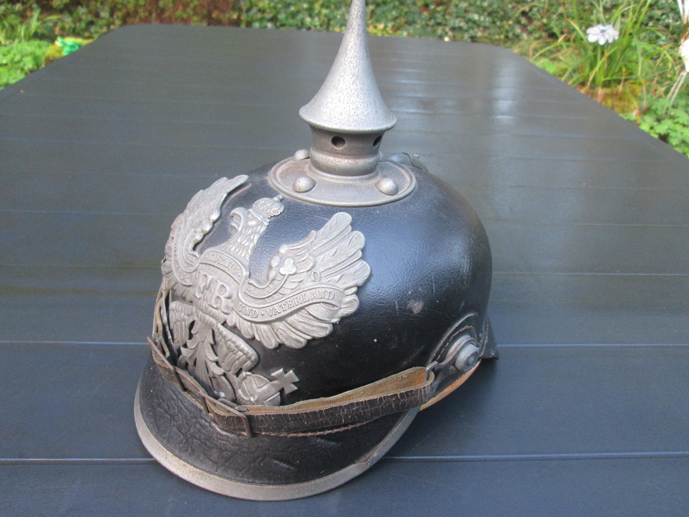 manschappen pickelhaube M1915 veldgrijs