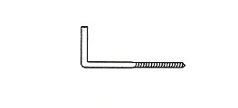 1 uitschuifbare vitrage-roede 100/125 cm