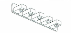 3 Spoors starrail 100 cm tot 600 cm