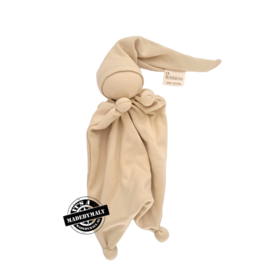 Sussekind Dotje knuffelpopje beige (100% katoen zacht tricot).