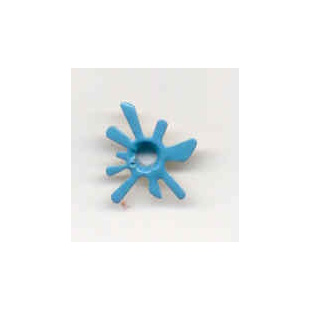 Eyelet spetter lichtblauw (water?)