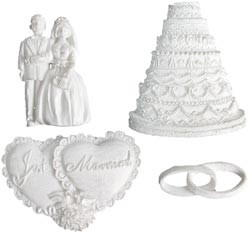 I Thee Wed resin embellisments - Melissa Frances * CX865