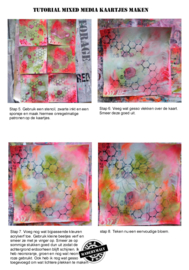 Tutorial mixedmedia kaart maken