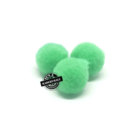 pompom mint * 10 mm - per 10 stuks