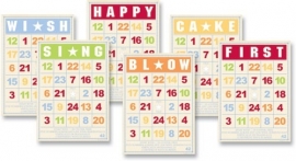 Mini bingo cards birthday - Jenni Bowlin * BC402