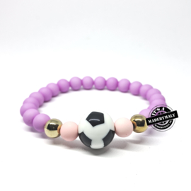 Voetbal armband, kies zelf je kleuren