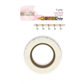 Washi tape Color me Happy Rainbow Stripe - Glitz Design * WT 366