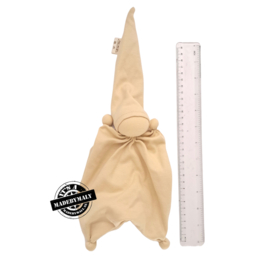 Sussekind Dotje knuffelpopje beige (100% katoen zacht tricot).