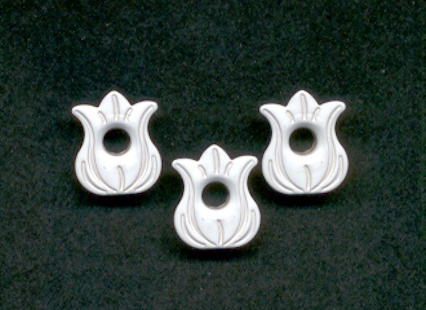 Eyelet tulp wit
