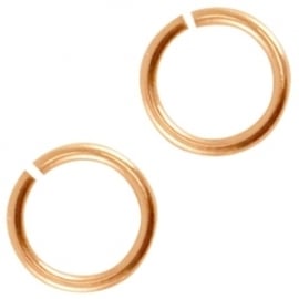 DQ metalen buigring 4.5mm Rosé goud (nikkelvrij)