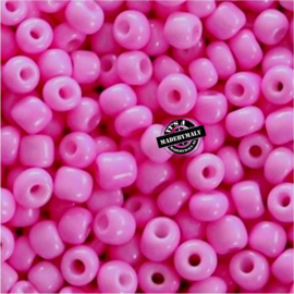 Glaskraal Rocailles 6/0 (4mm) Magenta pink
