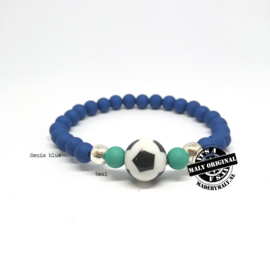 Voetbal armband, kies zelf je kleuren