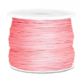 Draad macramé 0.7mm Rose peach, 5 meter