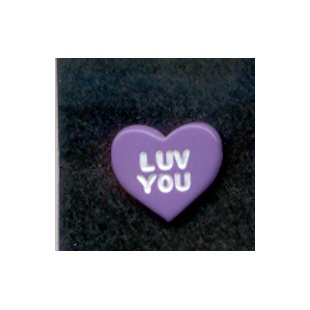 Brad luv you paars-wit