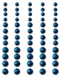 Self adhesive Pearls, Midnight Blue - Queen and Co * PRSR - 631