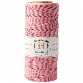 Hemp cord (hennep) pink 1,5 mm. dik - Hemptique * 33330