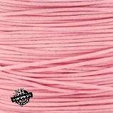 1 mm Waxkoord roze