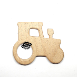 Houten bijtring hout  tractor  beukenhout * 8,4x7 cm.