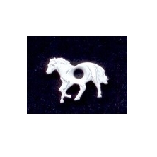 Eyelet paard wit