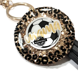 Luxe tashanger - sleutelhanger  - voetbalmama