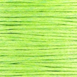 Waxkoord fern green 1 mm. dik, per meter