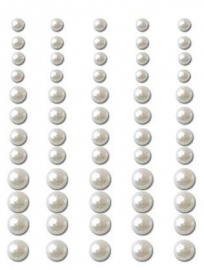 Self adhesive Pearls, Pearl - Queen and Co * PRSR - 633 *