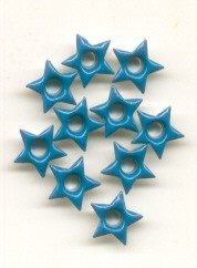 10 ster eyelets oceaanblauw