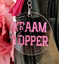 Gepersonaliseerde tashanger - sleutelhanger  - Kraamtopper