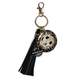 Luxe tashanger - sleutelhanger  - voetbalmama