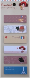 Paris sticky  notes - Pura girl