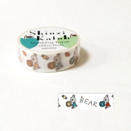 washi tape Bear Drops - Shinzi Katoh * MKT5084