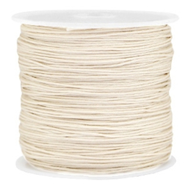 Draad macramé 0.8mm beige, 5 meter