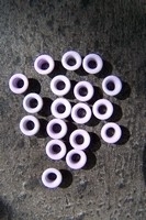 10 ronde eyelets lila