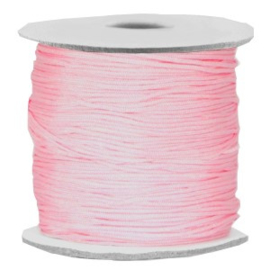 Draad macramé 0.7mm licht roze, 5 meter