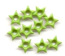 10 ster eyelets appelgroen