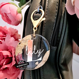 Gepersonaliseerde tashanger - sleutelhanger  - Mila