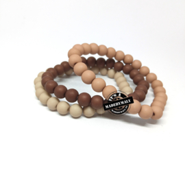 Armband uni mix and match (kies zelf je kleur)