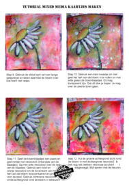 Tutorial mixedmedia kaart maken